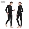 Women's Swimwear Women 3MM Neoprene Wetsuit One-piece Warm Snorkeling Winter Swimming Surfing Diving Suit Long Sleeves Cold Proof Ladies