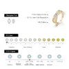 Clusterringe charmant 2024 Marquise Cut 8.1 4,1 mm Moissanit Ring für Frauen Männer Massive Weißgold -Golfgüter Fine Schmuck Luxus