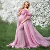 Вечеринки элегантные розовые русалочные платья по беременности и розовой русалке.