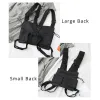 Packs funktionaler taktischer Brusttasche Modebuhlet Hip Hop Weste Streetwear Bag Taille Pack Frauen schwarze Brust -Rig -Tasche 233