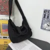 Taschen Frauen Umhängetasche Reißverschluss große Kapazität Leinwand Crossbody -Tasche mit Taschen einfache Taschen für Shcool Girls oder Boys Casual Messenger