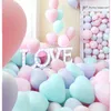 50 pcslot 10 inch baby roze macaron hart ballonnen kleuren romantische bruiloft decor jubileumjubileum baby shower verjaardagsfeestje ballon 240419