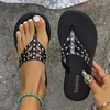 Slippers Women Flats Clip Toe Sandals Dress Summer Dress Sapatos de praia 2024 Flips slingback Slides Walking Zapatillas de Mujer