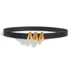 Celles de ceinture pour les jeans vintage bucklebelt filles hip hop lmpressivecowboy style approprié la rue quotidienne