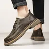 Casual Shoes Spring Autumn Men Fashion Leather Chaussure Homme Cuir Zapatos Hombre Cuero 2024 Designer