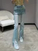 Jeans pour femmes Spring été Cowboy de haute qualité Denim Pantalon Femme Slit 2014 TROUSE DE LUXE DDXGZ2 4.04