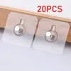 1020PCS Strong Adhesive Hooks Clear Picture Frame Poster No Drilling Wall Cabinet Kitchen Bathroom Accessories Screw Hook 240407