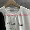 Herr t-shirts ih nom uh nit daisy mask t män kvinnor paris t-shirt det är inte mina ideala toppar löst kort slve t240419