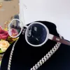 Godkänd test fulla moissanitglasögon för kvinnor/män S925 Sterling Silver Diamond Glassed Frame Fine Jewelry Gift for Friends