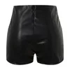 Women's Shorts Sexy Leisure Outdoor Casual Summer Drawstring Comfortable Fashion Leather Tight High Waist Elastic Leggings
