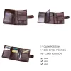 Wallets Jogujos Crazy Horse Leather Lederen Heren Wallet Echte Leather Men Business Wallet RFID Men Card ID Holder Munt Portemonnee Travel Wallet