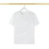 Designer masculino Lazer e entretenimento camisetas moda moda preta branca manga curta de luxo letra padrão de camiseta tamanho s-3xl
