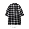 Chemises décontractées pour hommes xpkaeax marque de mode originale Summer Summer Loose Half Mancheve Style Iondure Plaid court