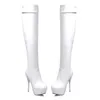 Bottes 2024 Size33-46 Slim Over the Knee Women Super High Heels Platform Shoes Automn hiver sexy cuisse Femme A21