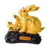 Estatuetas decorativas para escultura figura de feng shui decoração de escritório em casa