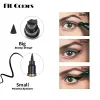 Eyeliner Eyeliner Stamp Korean Make Up Black Liquid Eyeliner Pen Waterproof podwójnie podszewki ołówek Piękno dla kobiet kosmetyki