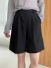 Shorts femminile divertimento estivo Donne Vintage Coffee elastico Elastico High Work Working Workswear Casual Short Pants Short Gambe CrooDers