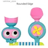 Sand Play Water Fun Baby Bath Toys Windmill With Waterfall Station och Suction Cups Kids Dusch Bathtub Toys For Toddlers Kids 18 månader L416