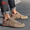 أحذية غير رسمية yrzl mens تنفس القماش الراحة الانزلاق على loafer متسكعون ناعم للرجال قارب القيادة خفيفة الوزن