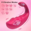 Briefs Bluetooth App Control Vibrator Women Wireless Dildo Clitoris G Spot Massager Wear trillen Eier slipjes seksspeeltjes voor volwassenen