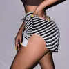 Short féminin Sexy Femmes High Bandage American Retro Harajuku Streetwear Punk Gothic 2024 Summer Fashion Striped Pantal