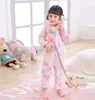 Baby Girls Boys Flannel Sleeping Bag Sack with Feet Autumn Winter Spring Swaddle Wearable Blanket Overall Kid Nightgowns Pajamas 240415