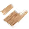 2024 100pcs ongles en bois coton tampon cutané bâtons bourgeons en bois manucure de tête de coton