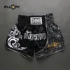 Flux Impression Fight Shorts Boîtes Boîtes de broderie Patches Muay Thai 240408