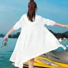 Frauenjacken UV dünne Trenchcoat Mode Mode Jacke Frauen lang 2024 Lose Sommer Super Fairy Sun Protection Clothing Frauen Tops