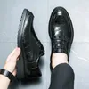 Casual Shoes Mens Dress Fashion Breathable Lace-Up Oxfords Business Office Black Men's Formal Men Wedding Party