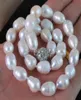 Charmant grand 1113 mm blanc naturel blanc akoya cultivé de perle de perle bouteille de mode bijoux de mode de mode 18quot w024064499463677295