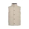 Mens Vests Gilet Designer Jacket Vest Luxury Down Woman Feather Filled Material Coat Graphite Gray Black And White Blue Pop Couple Siz Ot6V7