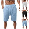 Men's Shorts Mens Casual Sport With Pockets Shorts Active Womens Solid Running Shorts Workout Athletic Pants Linen Fashion Drawstring Shorts 240419 240419