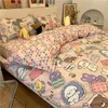 Juegos de ropa de cama encantadores COWS COWS COW SEAF CAMBITO DE CAMA SOLO SALE DE CAMA FLA POLIESTORES POLINOS CONCURSAS KAWAII CUBIERTA DE NUVETA PARA NIÑOS