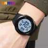 Relógios de pulso Skmei Genuine Electronic Watch Dial Discar Double Time StopWatch Timer Alarmer Clock El Luminous Countdown 2192