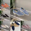 Mens loafers kläddesigners skor för kvinnors högkvalitativa kashmir läder tofsar hög elastisk nötkött sena botten platt klack mjuk sula klänning sko tränare plattform