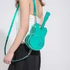 バッグパーソナリティギターの女性ショルダーバッグパース夏の新しいクロスボディチェストバッグファッションデザイナーx窩パッケージレディラグジュアリーハンドバッグ