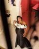 2024 Plus Size Prom Dresses For Black Women Off Shoulder Evening Formal Gowns for Special Occasions Hand Made Flowers Rhinestones Decorated Birthday Dresses AM713