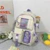 Borse nuove donne carine zaino in grande capacità femminile soluzioni da scuola di studio con zaini per laptop kawaii da viaggio da viaggio kawaii borse da viaggio