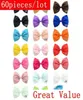 Działanie klirens Big Bowknot Hair Bows Cute Hair Clip dla dziewczynki Grosgrain Ripbon Hair Spin Wyślij losowe akcesoria11029696