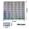 300600pcs 2.5x1.5cm Security Seal Tamper Proof Stickers Holographic Warranty Void Laser Label with Serial Number Adhesive label 240418