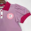 Роскошные детские спортивные костюмы девочки с короткими рукавами детский дизайнерский дизайнерский дизайнерский размер 120-160 см летняя рубашка поло и шорты 24 апреля