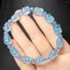 Bracelets de liaison bracelet Aquamarine Natural Aquamarine Femmes