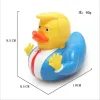 Kreatywny Pvc Trump Ducks Bath pływające przyjęcie z zabawkami wodą dostarcza zabawne zabawki prezent zz zz