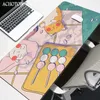 Muisblokken Pols Resteert schattige anime muis pad toetsenbord bureau Mat grote xxl mousepad kawaii gaming accessoroes pc gamer computer laptop waterdicht tapijt y240419