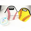 Lunch Boxes Bags Sports Baseball Bags Neoprene Diving Material Rec Women And Men Heat Preservation Waterproof Picnic Bag 26Ny E1 Dro Dhibi