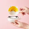 Plates 1Pc Cute Animals Ceramic Sauce Dish Mini Tray Small Plate Side Seasoning Condiment Dishes Sushi Soy Snack Dipping Home Bowl