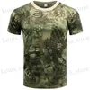 Men's T-Shirts Military Camouflage T Shirt For Men Clothing 3D Print Jungle Desert Russian Soldier T-shirts Oversized Tops Veterans Male Ts T240419