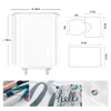 Custom Print Fabric Shower Curtains Polyester Bathroom Curtain Set Custom Anti-skid Rugs Carpet Toilet Lid Cover Bath Mat Sets 240419