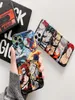 Cartoon My Hero of the Academy Anime Todoroki Phone Case Cover för iPhone 8 7 Plus X Xs Max SE2 XR 11 12 Pro Max Diamond Mönster1440158